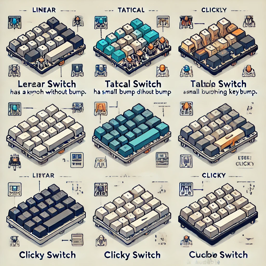 기계식 키보드 종류 특징 용도 추천 2 기계식 키보드 종류
