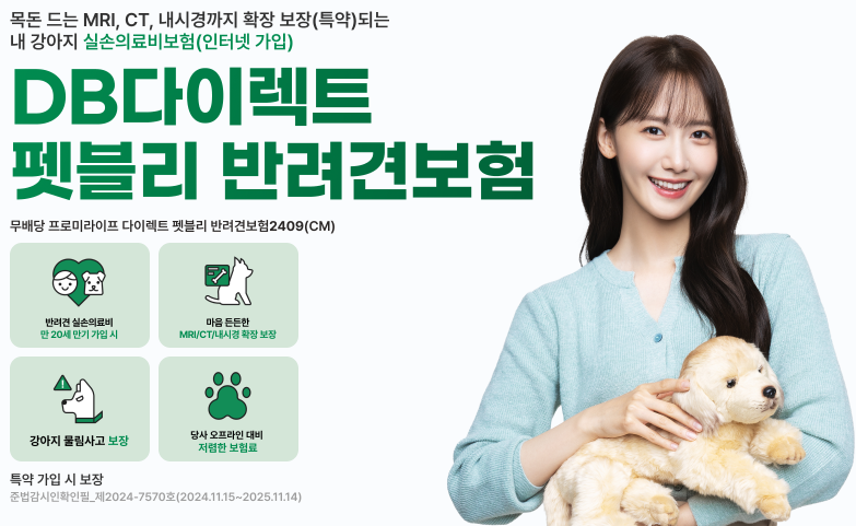 DB다이렉트 펫블리 반려견보험 알아보고 신세계상품권 3만원 받기 3 DB다이렉트 펫블리 반려견